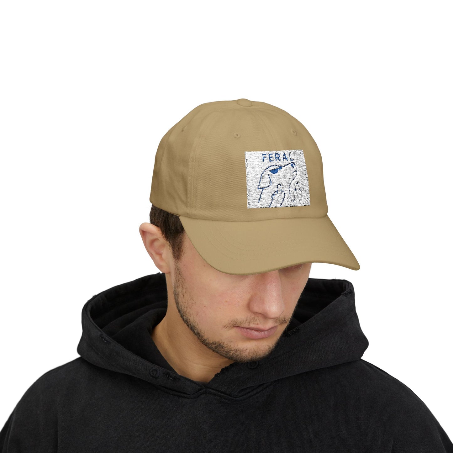Feral Classic Dad Cap - Casual Style for Animal Lovers, Adjustable Baseball Hat, Perfect Gift for Birthdays or Holidays