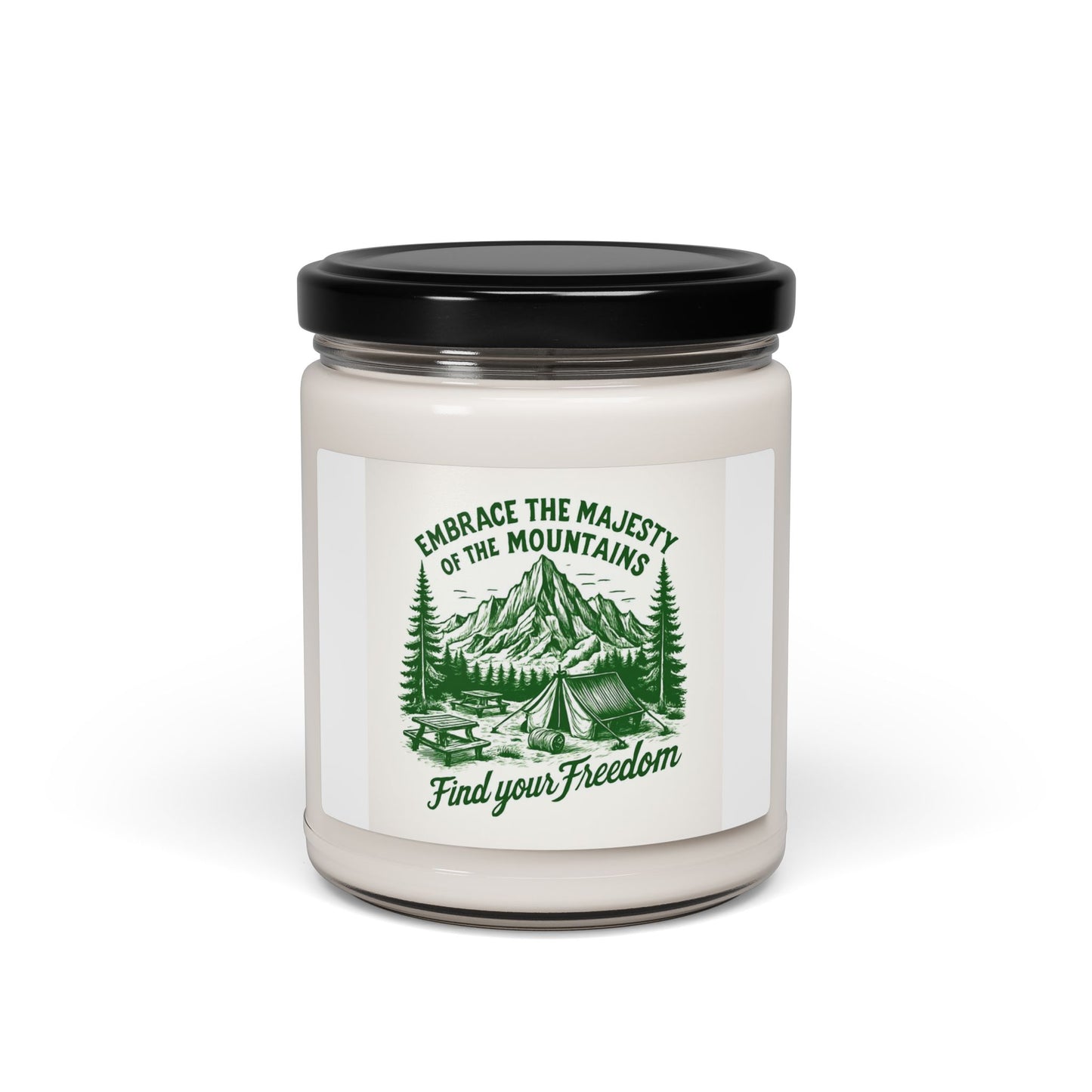 Mountain Escape Soy Candle, Cozy Home Decor, Nature Lover Gift, Relaxation, Aromatherapy, Camping Vibes, Home Fragrance