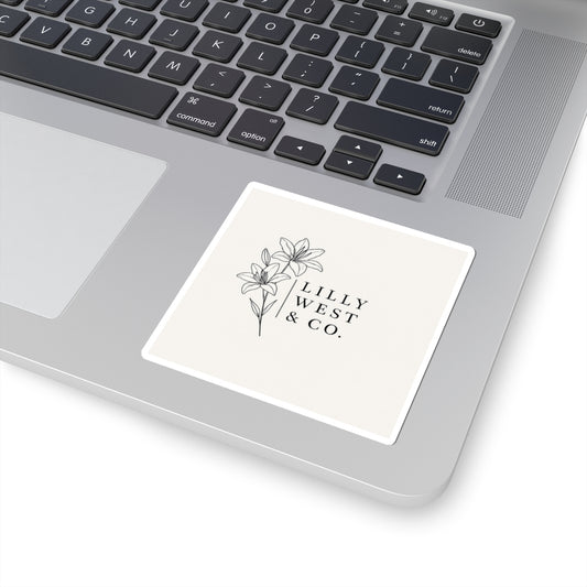 Elegant Floral Kiss-Cut Stickers for Personalization, Laptop Decor, Gift Tags, Wedding Favors, Journals & More