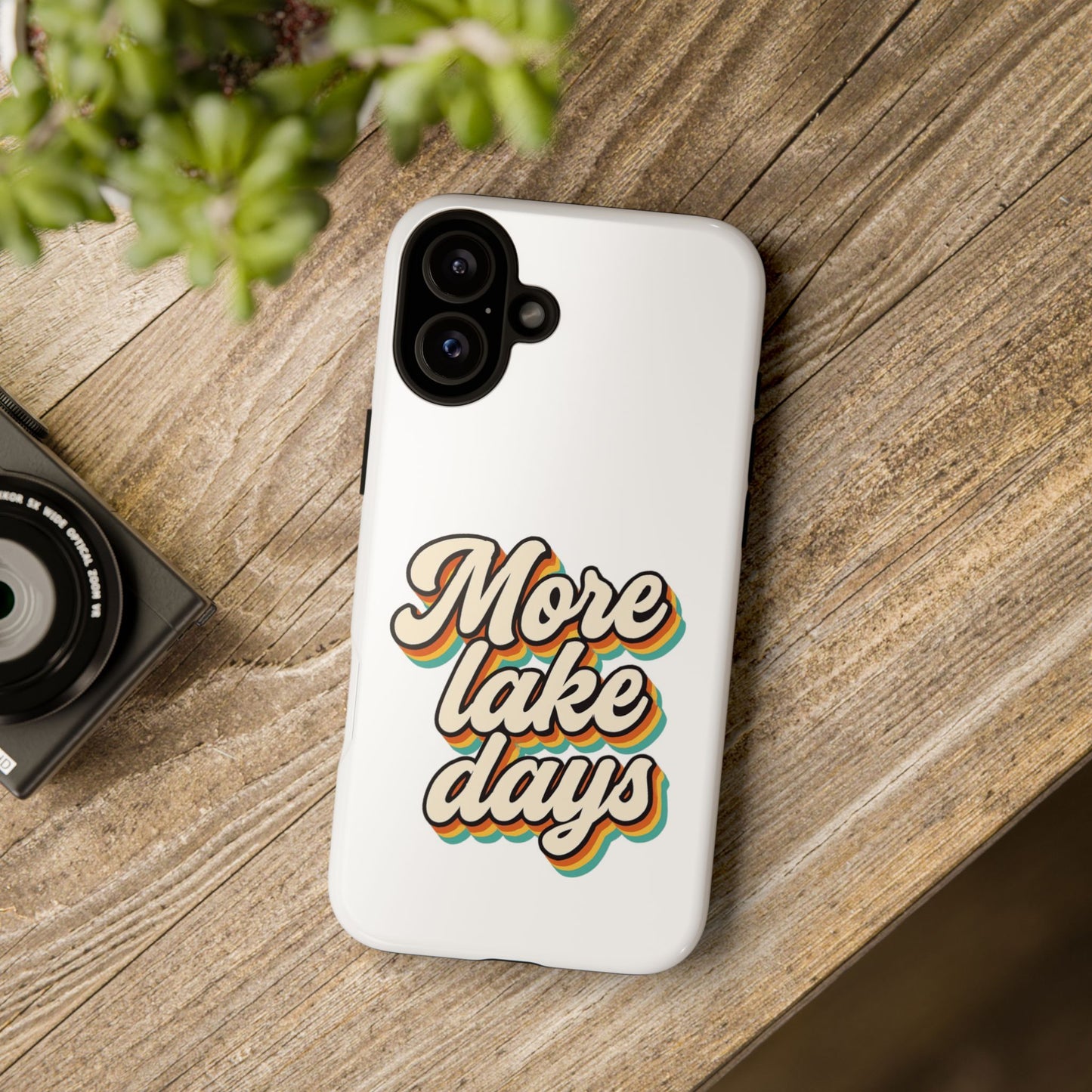 Lake Days Phone Case - Summer Vibes, Gift for Outdoorsy Friends, Lake House Decor, Adventure Essentials, Fun Beach Accessories