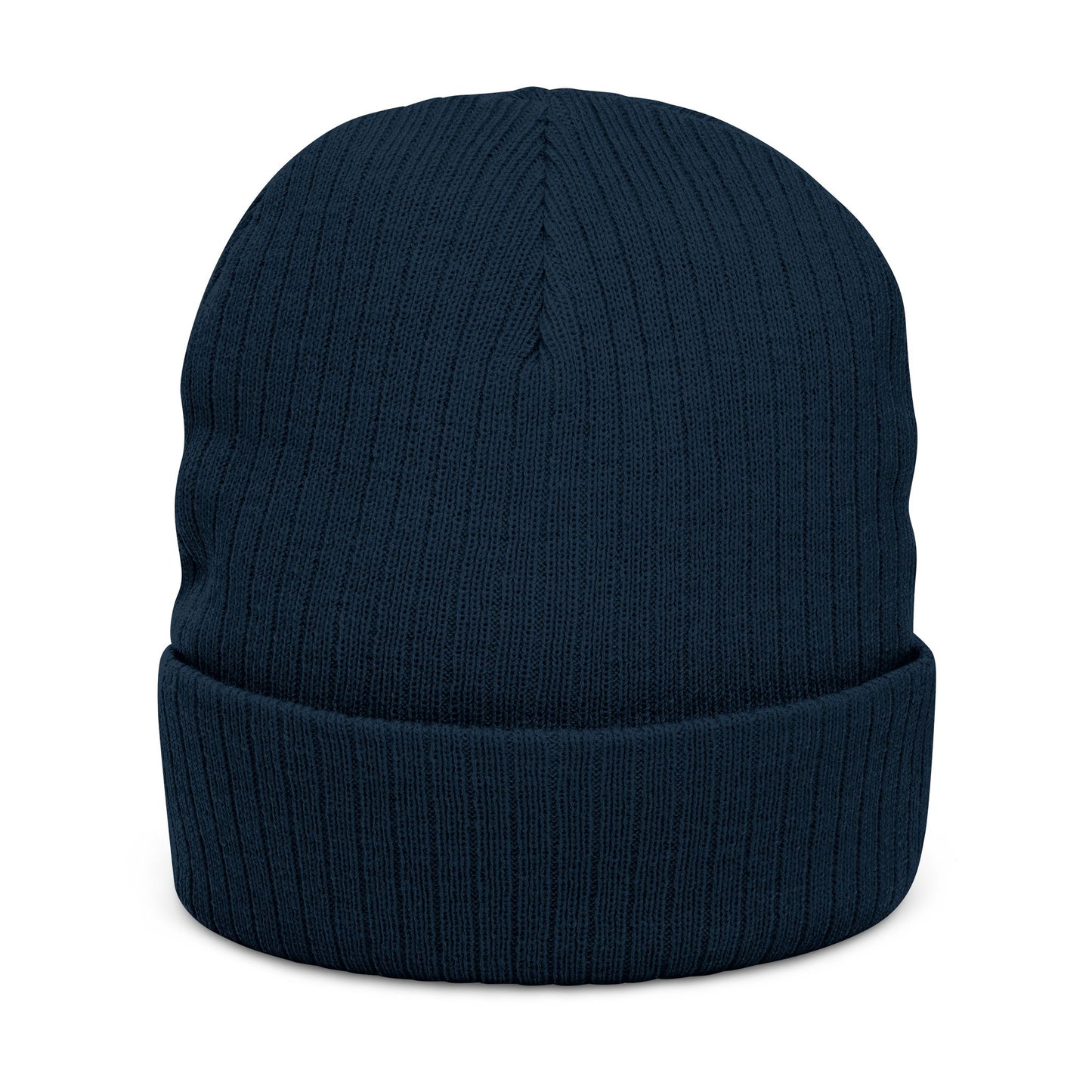 Stylish Ribbed Knit Beanie with Unique Embroidery, Winter Fashion, Gift for Him/Her, Cool Weather Accessory, Beanie Cap, Embroidered Hat