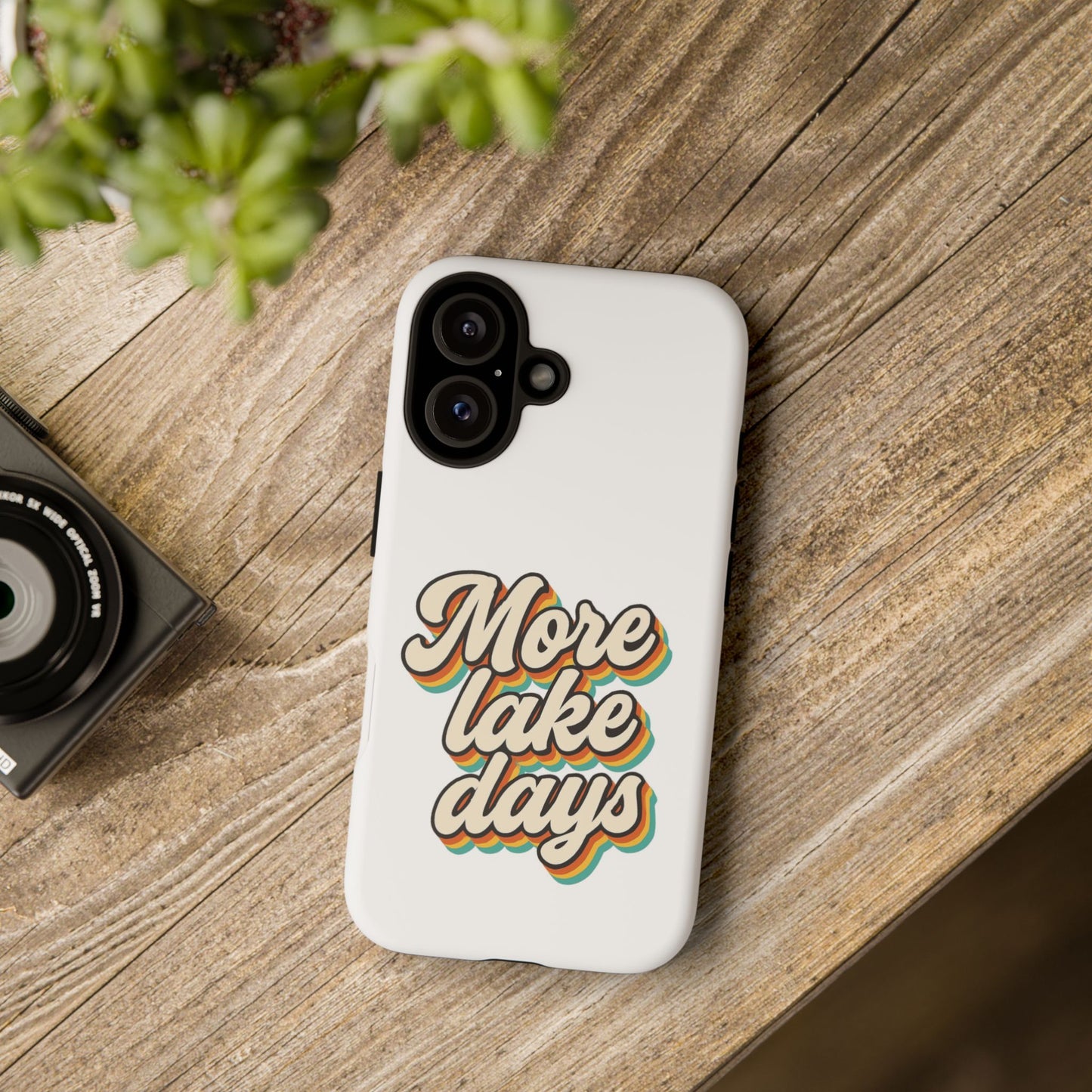 Lake Days Phone Case - Summer Vibes, Gift for Outdoorsy Friends, Lake House Decor, Adventure Essentials, Fun Beach Accessories