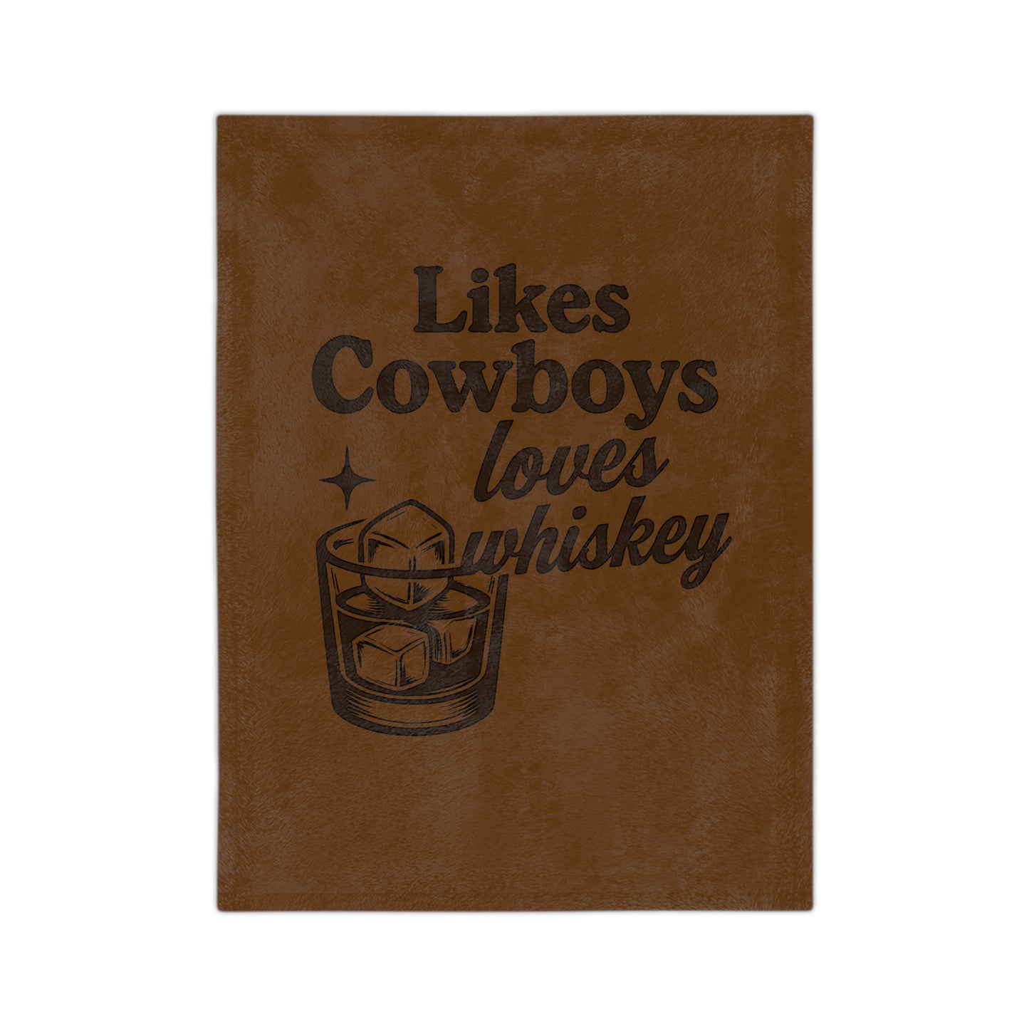 Whiskey Lover's Velveteen Microfiber Blanket, Cozy Throw, Perfect Gift for Birthdays, Father's Day, Warm Home Decor