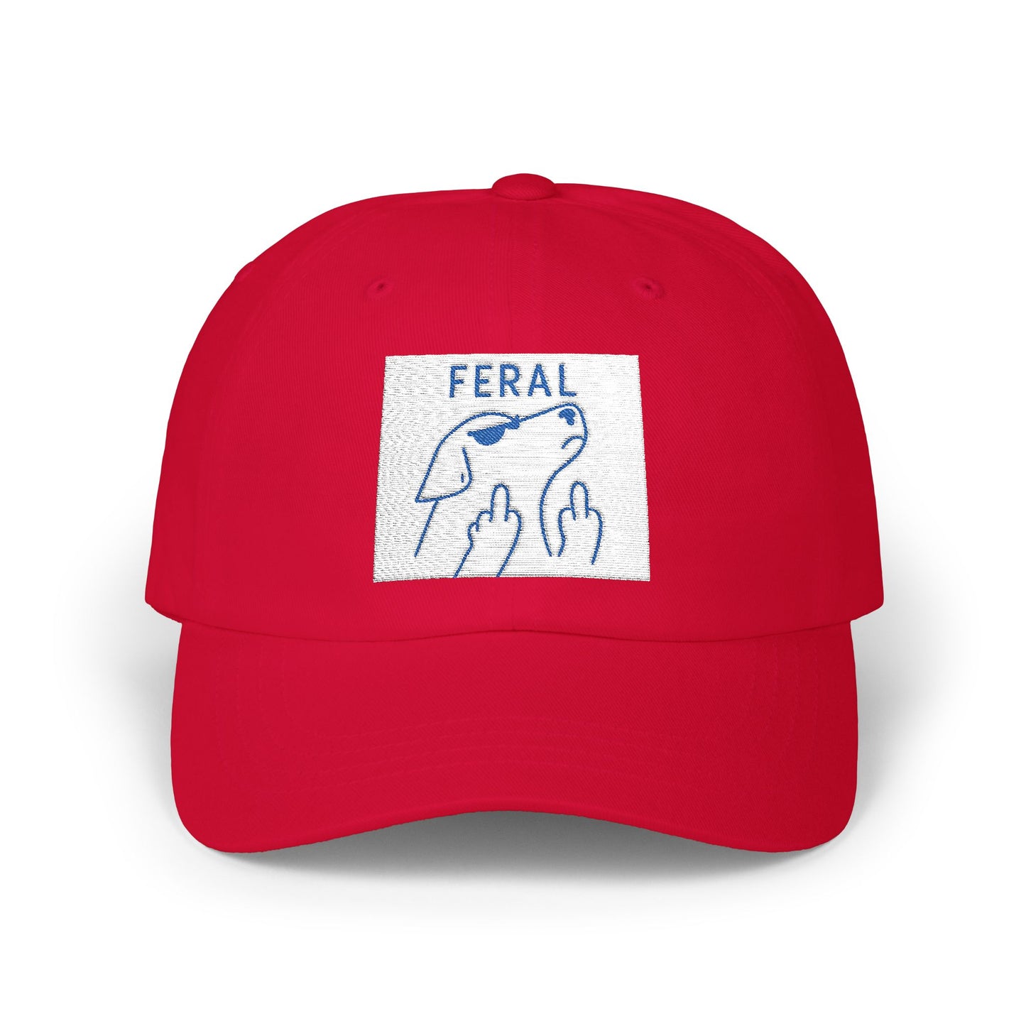 Feral Classic Dad Cap - Casual Style for Animal Lovers, Adjustable Baseball Hat, Perfect Gift for Birthdays or Holidays