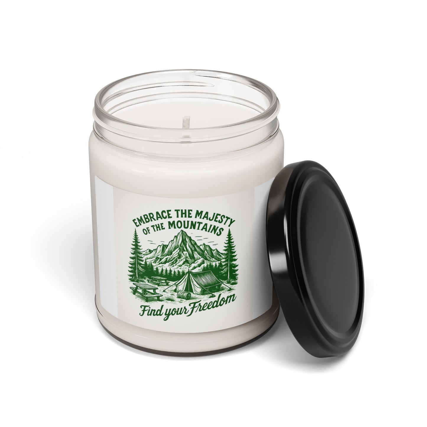 Mountain Escape Soy Candle, Cozy Home Decor, Nature Lover Gift, Relaxation, Aromatherapy, Camping Vibes, Home Fragrance