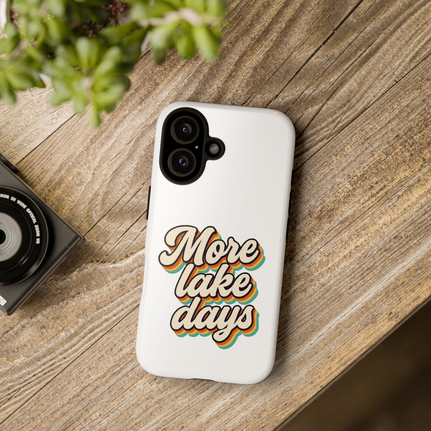 Lake Days Phone Case - Summer Vibes, Gift for Outdoorsy Friends, Lake House Decor, Adventure Essentials, Fun Beach Accessories