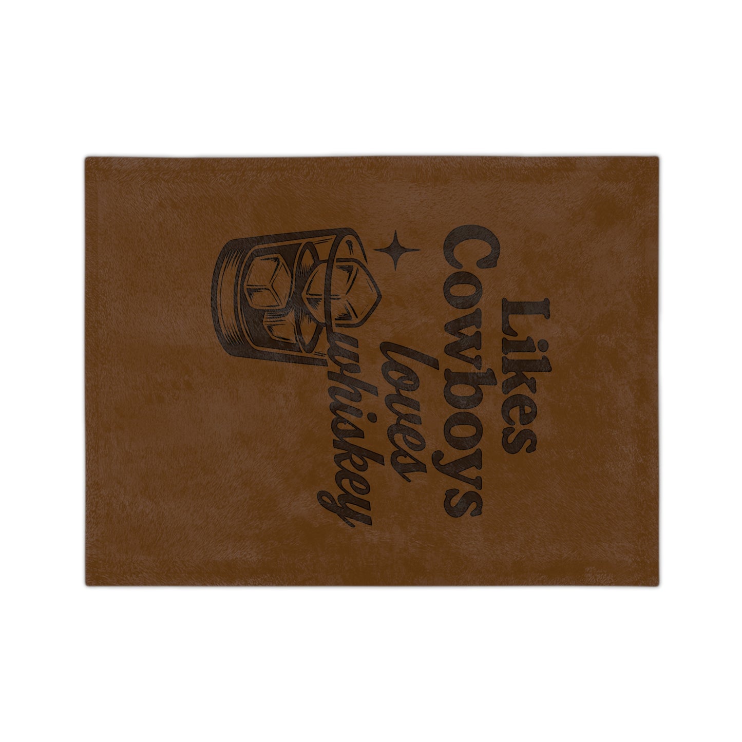 Whiskey Lover's Velveteen Microfiber Blanket, Cozy Throw, Perfect Gift for Birthdays, Father's Day, Warm Home Decor