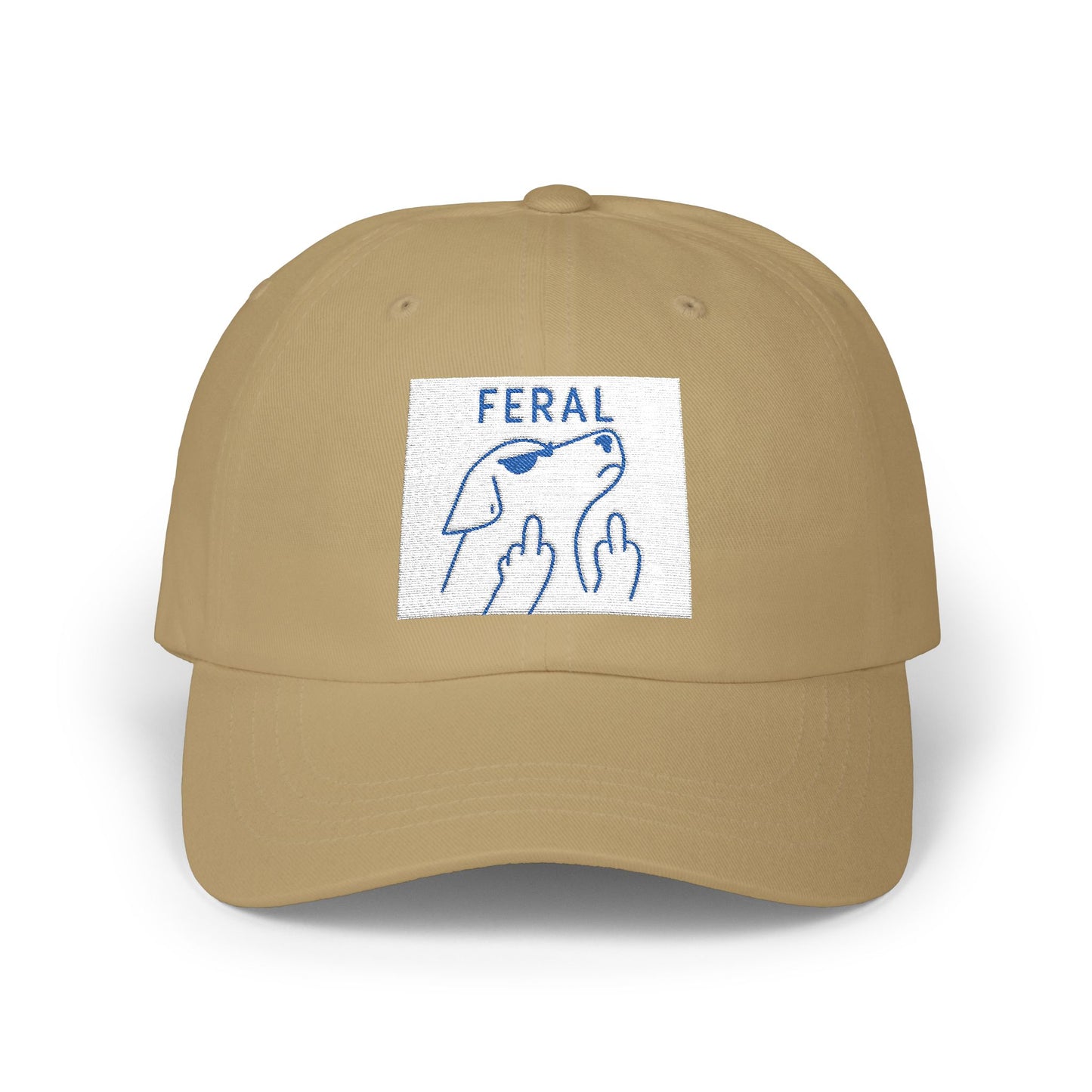 Feral Classic Dad Cap - Casual Style for Animal Lovers, Adjustable Baseball Hat, Perfect Gift for Birthdays or Holidays