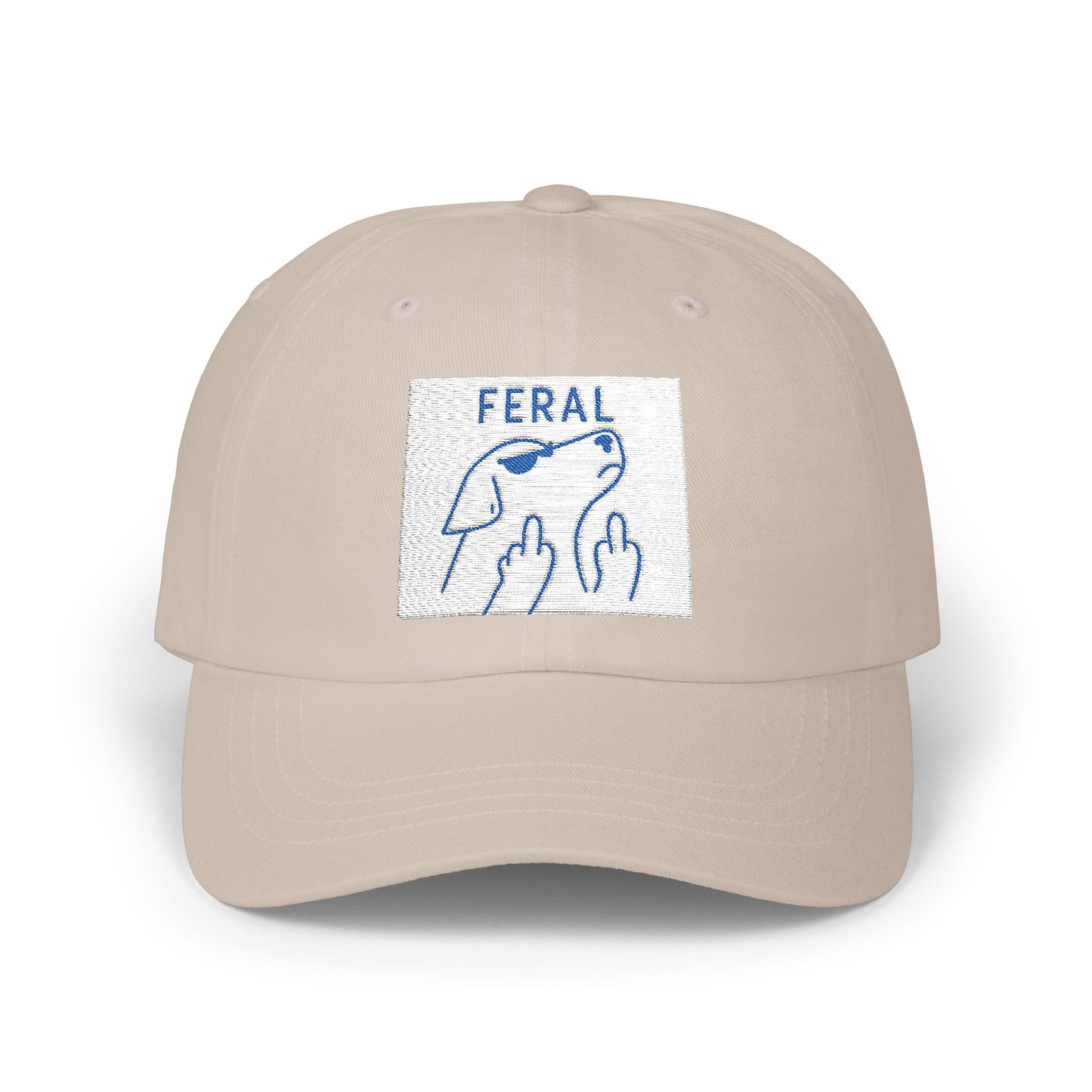 Feral Classic Dad Cap - Casual Style for Animal Lovers, Adjustable Baseball Hat, Perfect Gift for Birthdays or Holidays